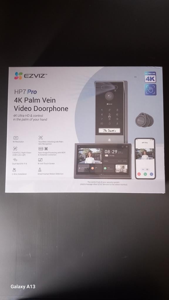 EZVIZ HP7 Pro 4K - Portier Parlophone vidéo NEUF, Enlèvement, Compatible avec les smartphones, Neuf, Filaire