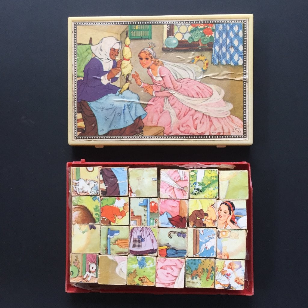 Doornroosje blokpuzzel, Kinderen en Baby's, Speelgoed | Kinderpuzzels, Ophalen of Verzenden