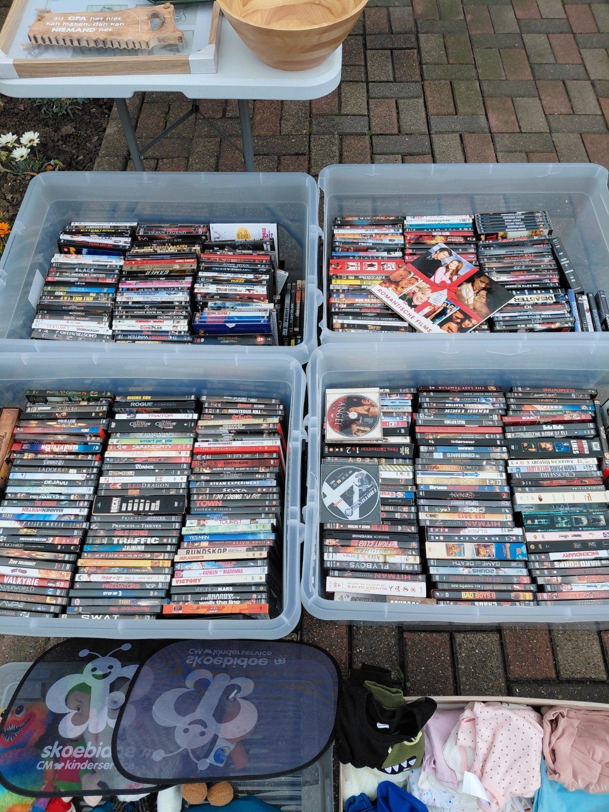 Lot van 860 dvd's, CD & DVD, Enlèvement