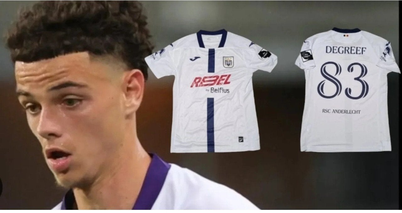 maillot REBEL RSC ANDERLECHT shirt Tristan Degreef, Enlèvement ou Envoi, Maillot