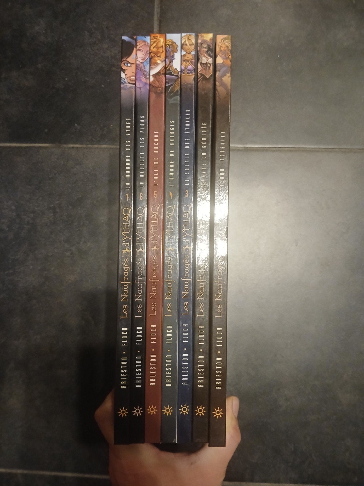 Lot de 7 bd les naufragés d ythaq 1 à 7, Livres, Enlèvement ou Envoi