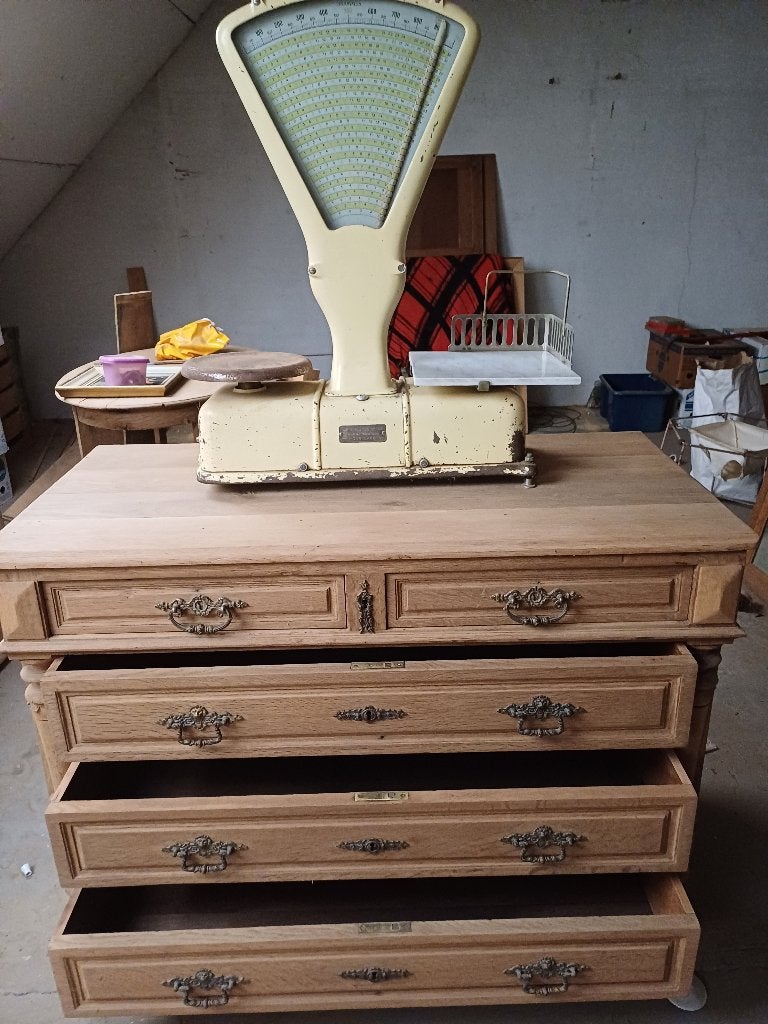 OUDE EIKEN COMMODEKAST, Ophalen, Gebruikt, 100 tot 150 cm, Eikenhout