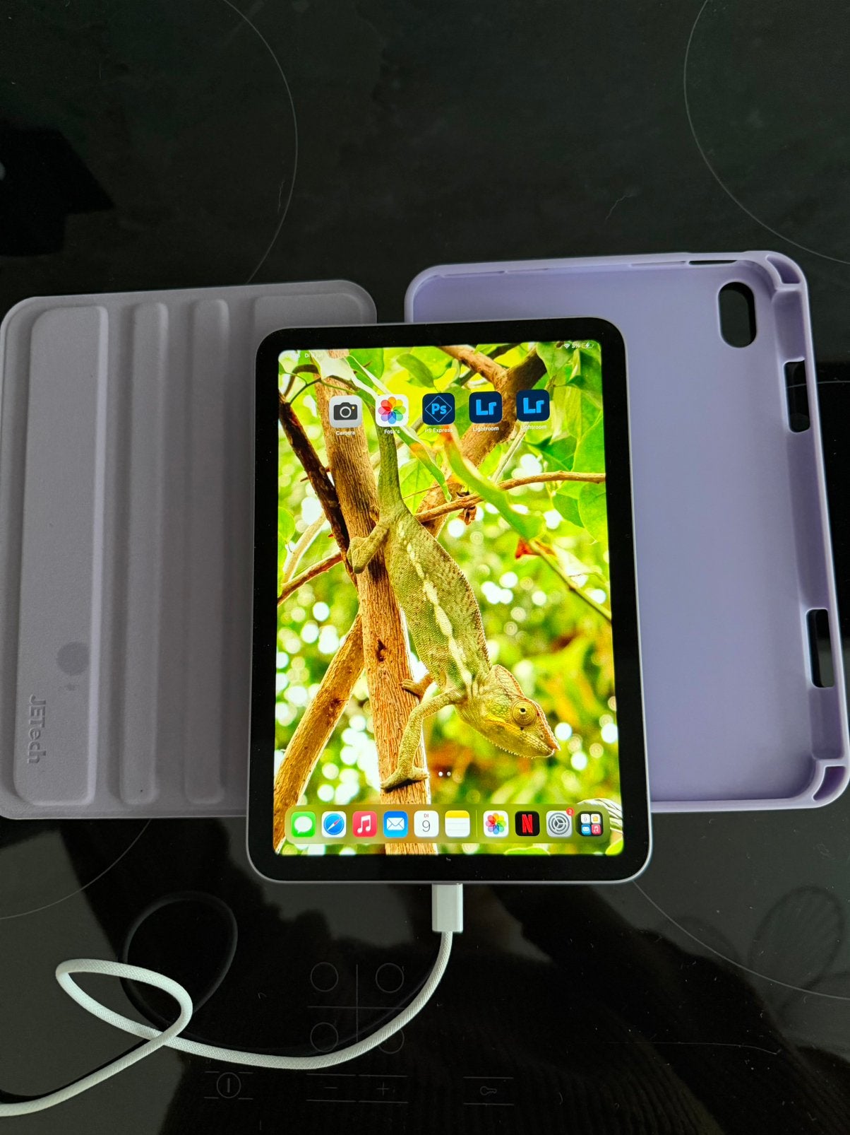 iPad mini (A17 Pro) paars, Telecommunicatie, Mobiele telefoons | Toebehoren en Onderdelen, Ophalen, Zo goed als nieuw