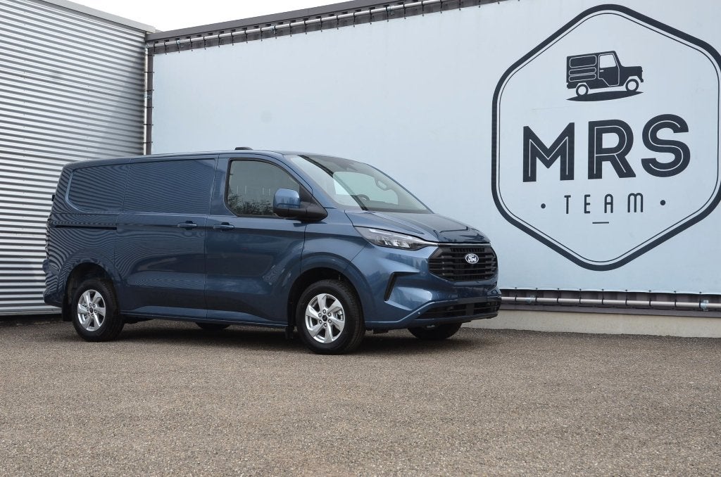 Ford Transit Custom- L1- Limited- Automaat- Nieuw- 34500+BTW, Automaat, Euro 6, Blauw, Bedrijf