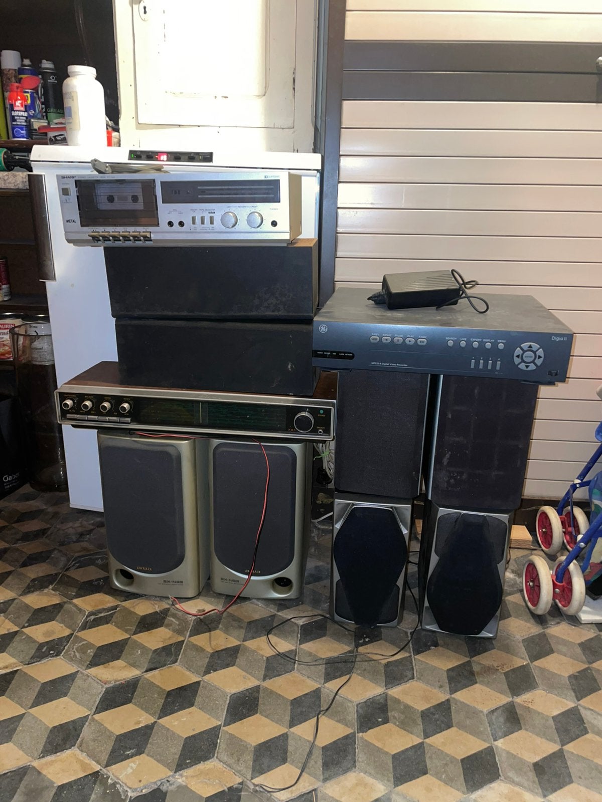 Lot audio en hifi aparaten, Enlèvement, Utilisé, Audio
