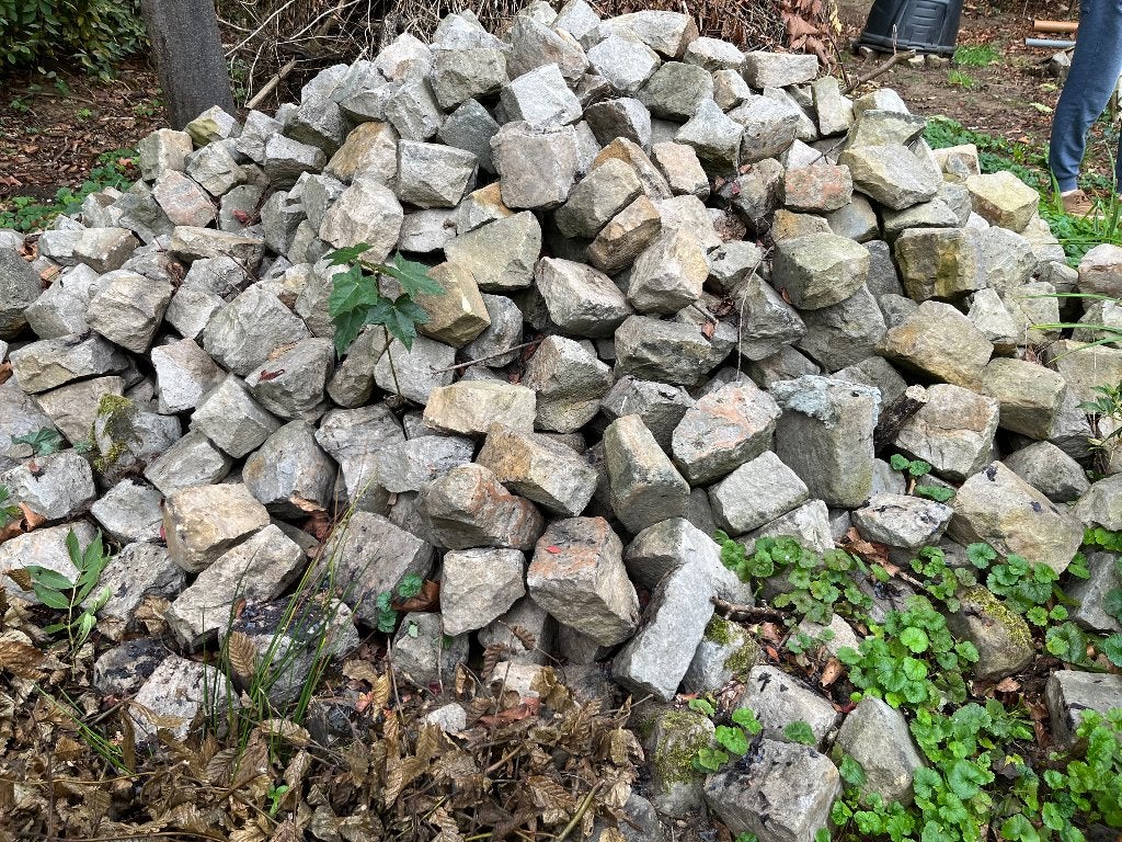 Kasseien, Tuin en Terras, Ophalen, Gebruikt, 10 m² of meer, Overige typen
