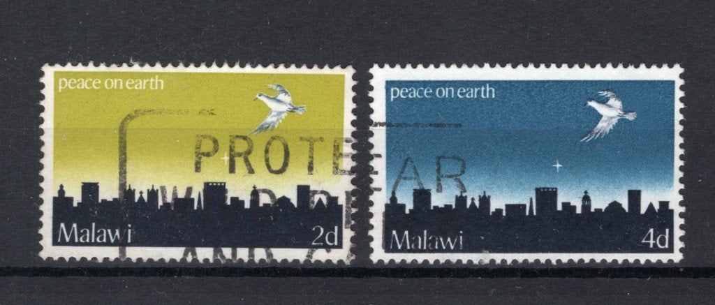 MALAWI Yt. 118/119 gestempeld 1969, Verzenden, Overige landen, Gestempeld