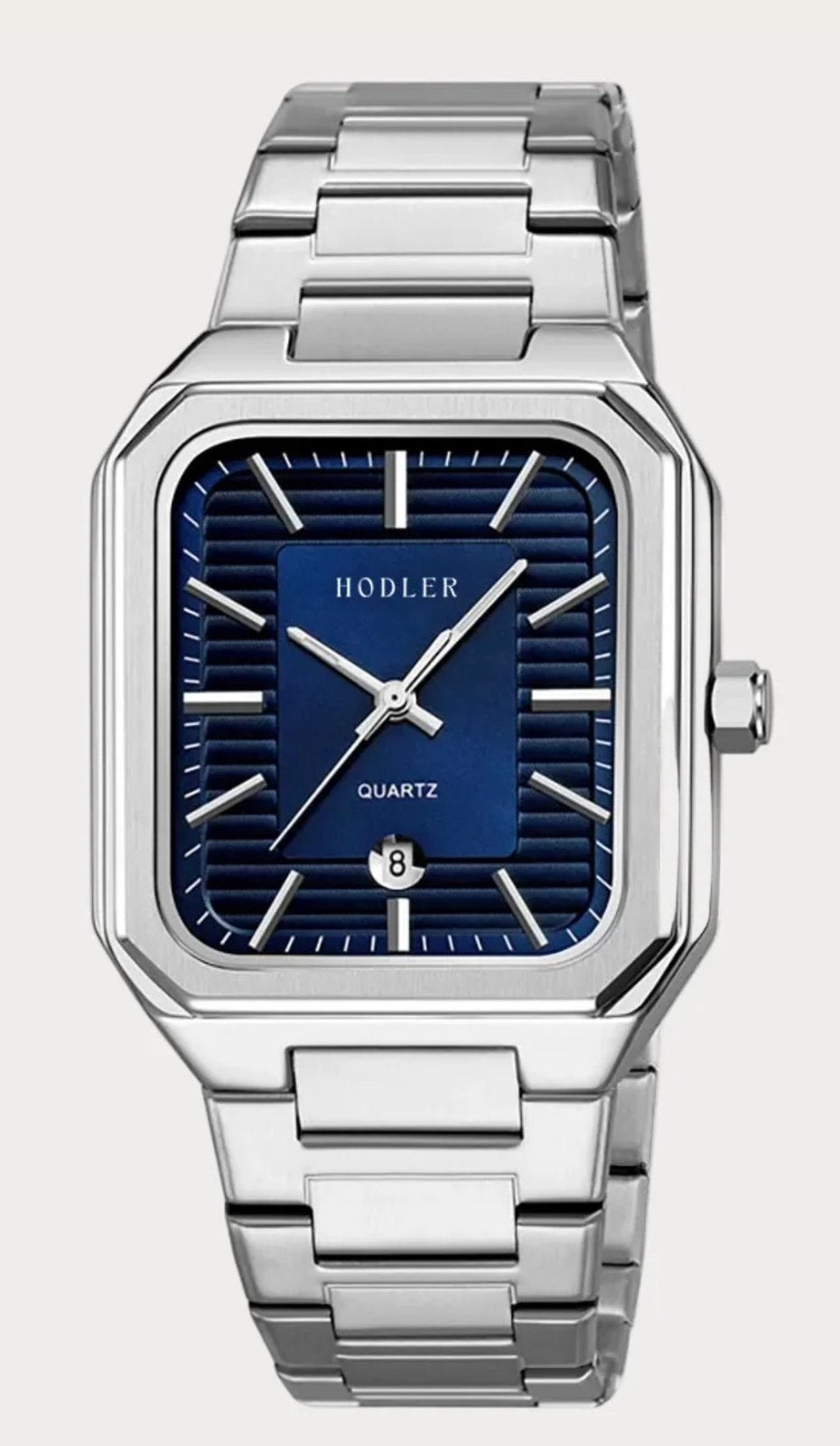 HODLER AUREX SILVER&BLUE TWV529€! 💯%NIEUW MET CERTIFICAAT, Handtassen en Accessoires, Ophalen of Verzenden, Polshorloge
