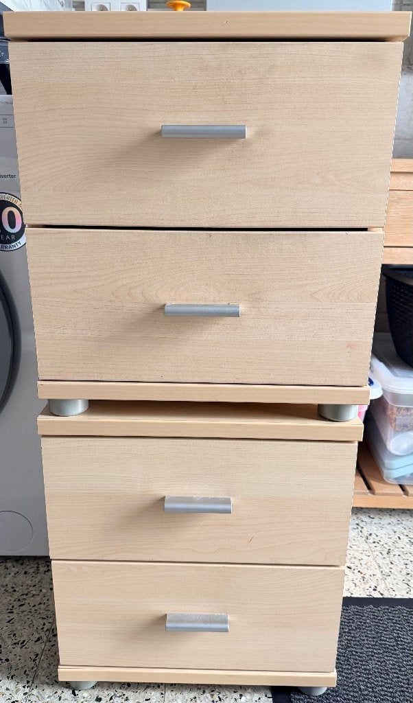 2 nachtkastjes GRATIS!, Ophalen, Gebruikt, Minder dan 45 cm, Minder dan 55 cm