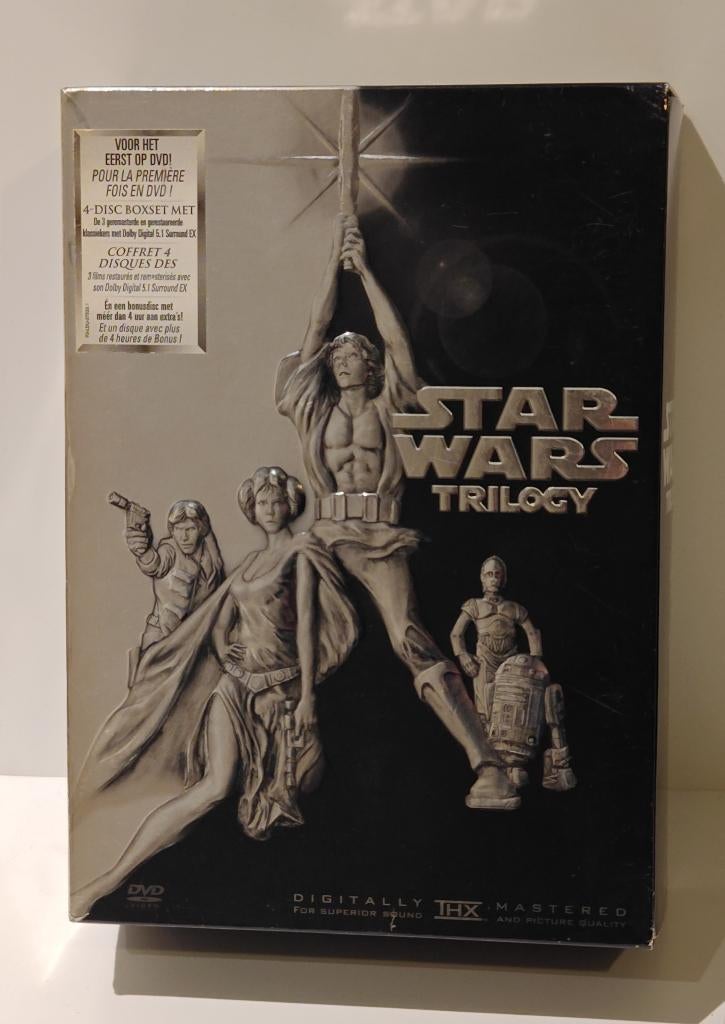 Star Wars Trilogy saga 4‑DVD Boxset Luke Darth Vader Lucas, Verzamelen, Star Wars, Zo goed als nieuw, Overige typen, Ophalen of Verzenden