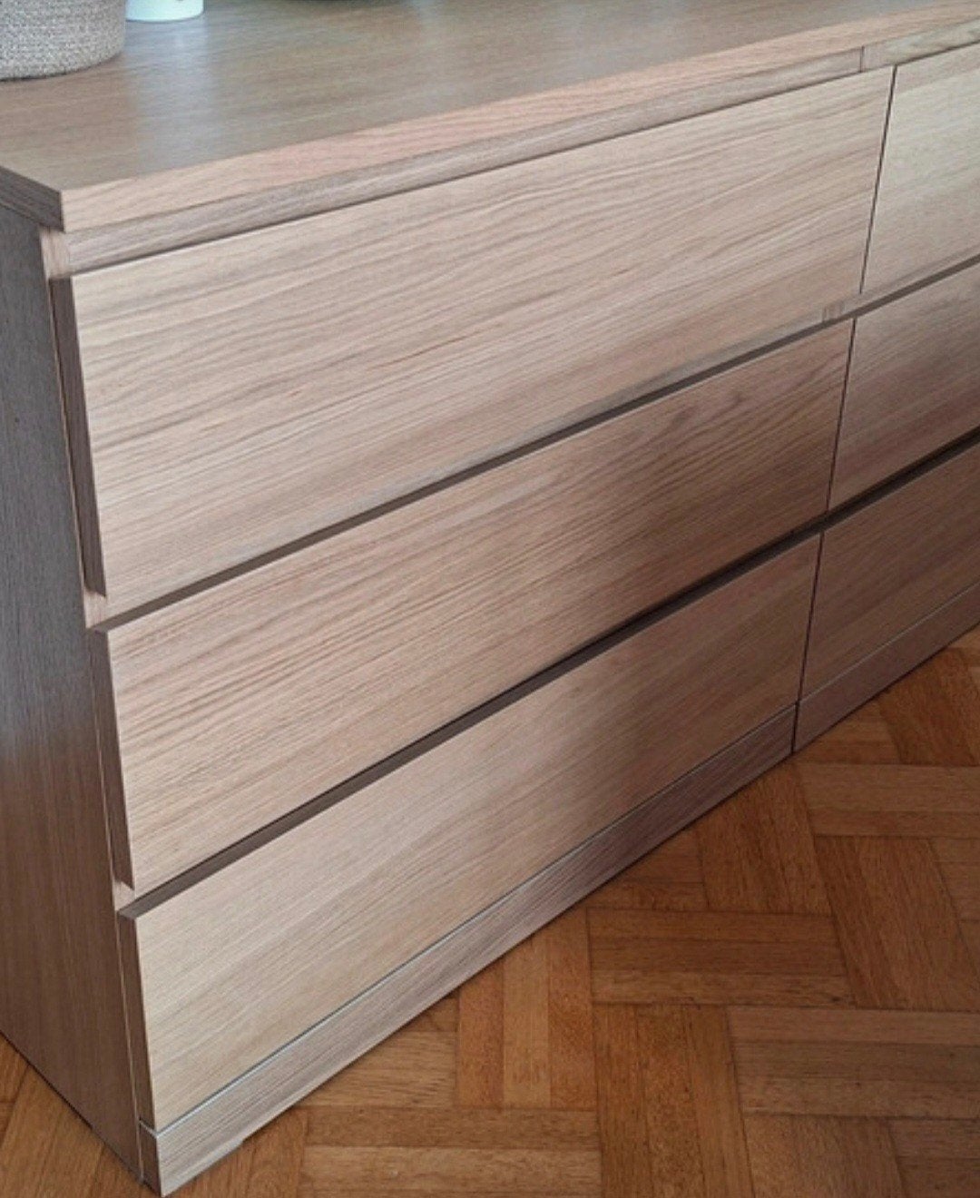 Commode MALM, Ophalen, Eikenhout