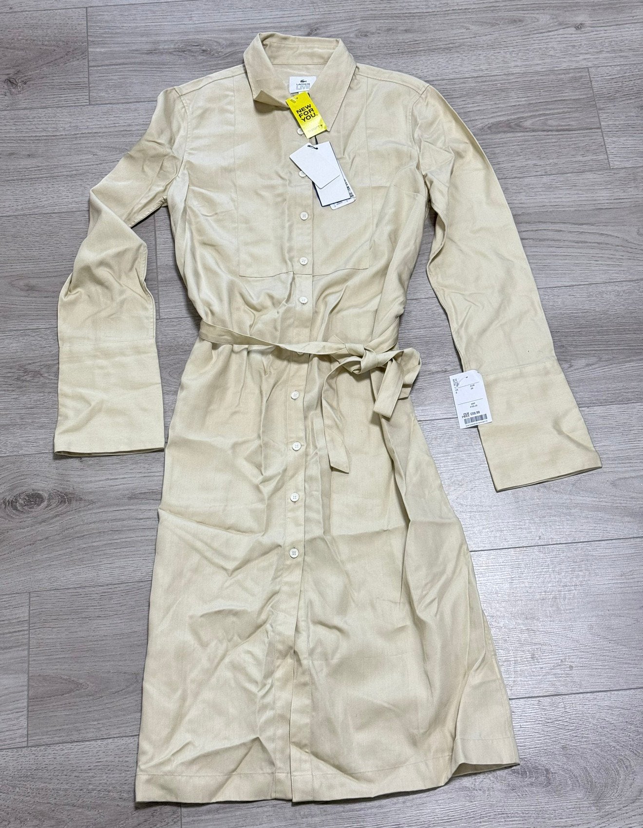 Veste d'été LACOSTE pour femme xs beige marron crème NOUVEAU, Enlèvement ou Envoi, Neuf, Taille 34 (XS) ou plus petite, Beige