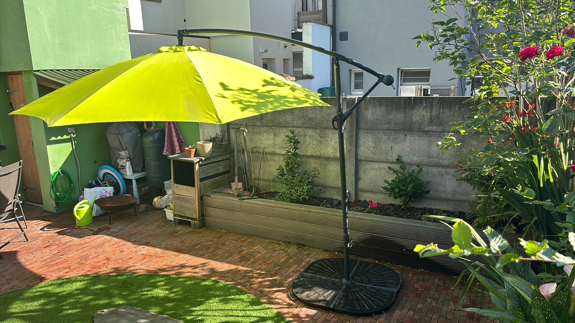 Zweef Parasol, Ophalen, Gebruikt, Zweefparasol