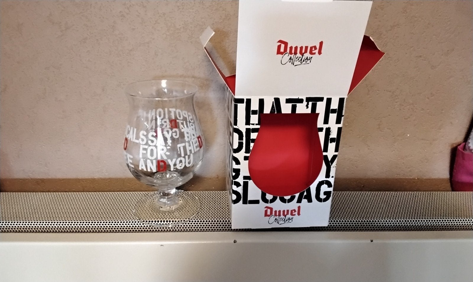 Duvel glas., Verzamelen, Biermerken, Ophalen of Verzenden, Duvel