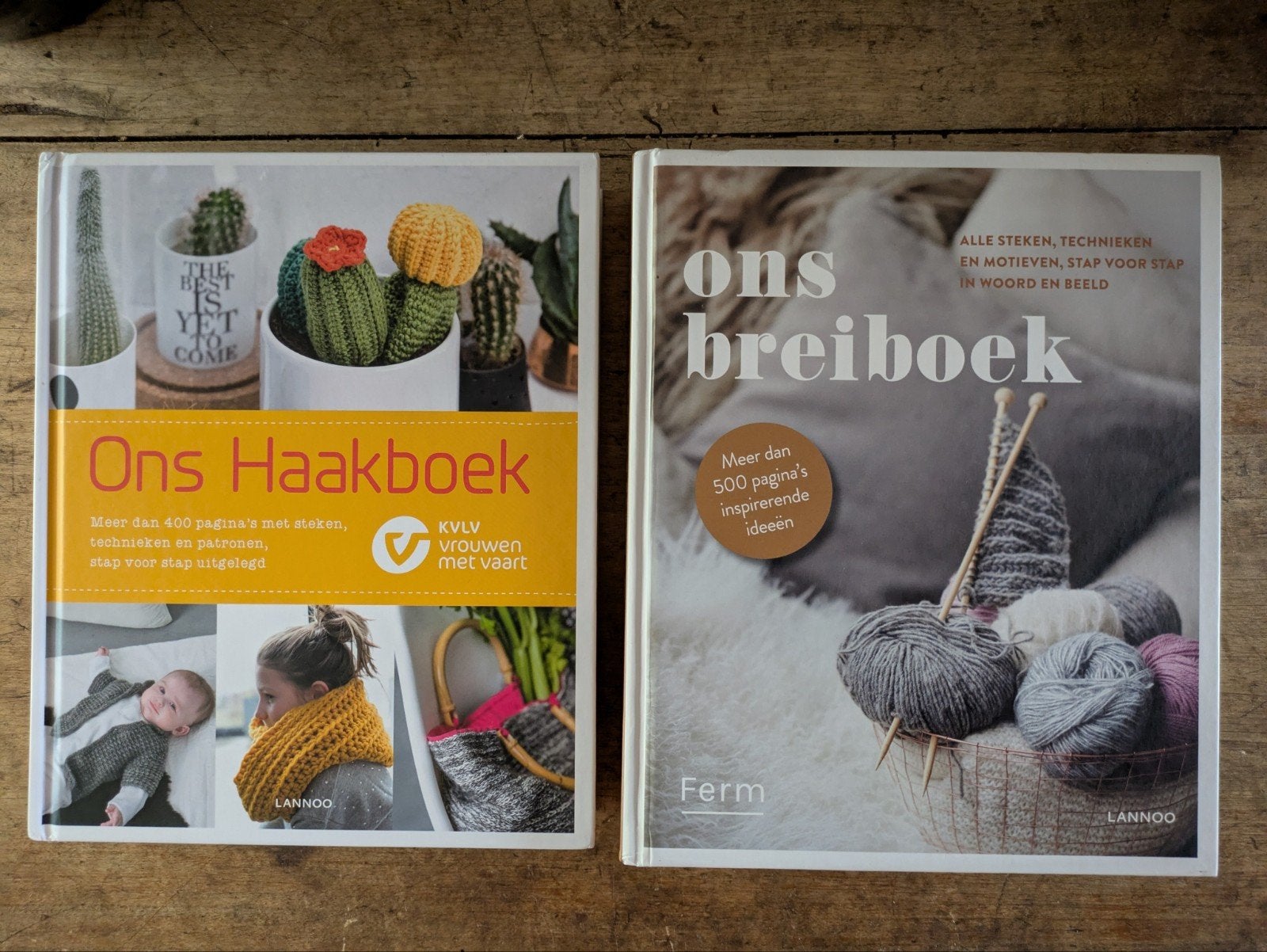 Ons Haakboek + Ons Breiboek, Ophalen of Verzenden, Breien en Haken