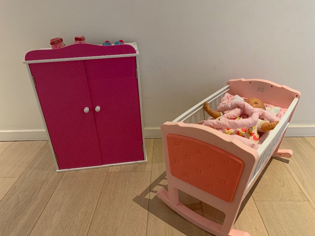 Berceau et garde robe pour poupée, Kinderen en Baby's, Ophalen, Zo goed als nieuw, Overige typen