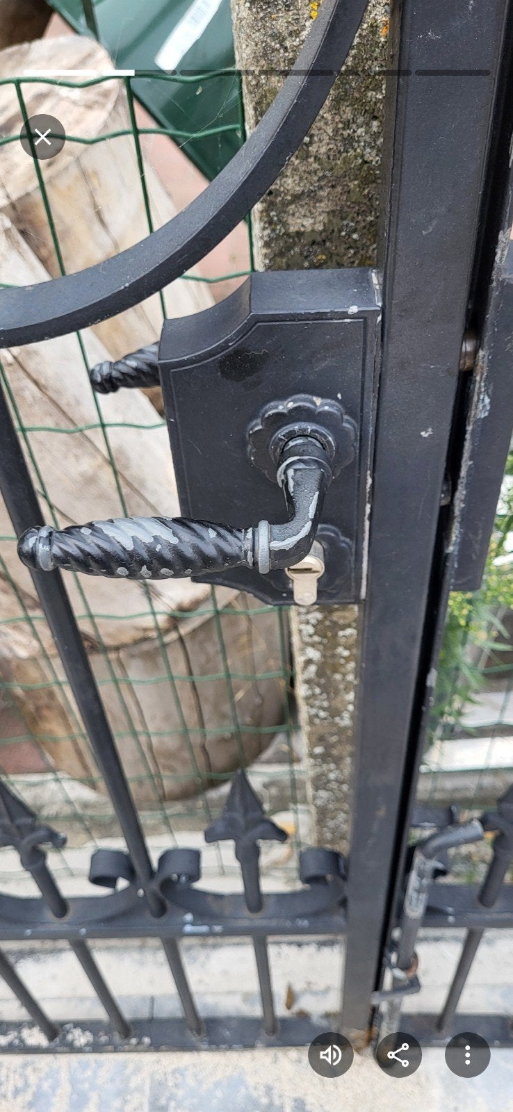 smeedijzeren poort