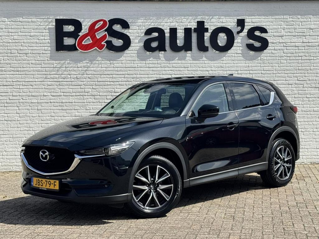 Mazda CX-5 2.5 SkyActiv-G 194 GT-M 4WD Dealeronderhouden Cru, Auto's, Mazda, Automaat, Zwart, Zwart, Bedrijf