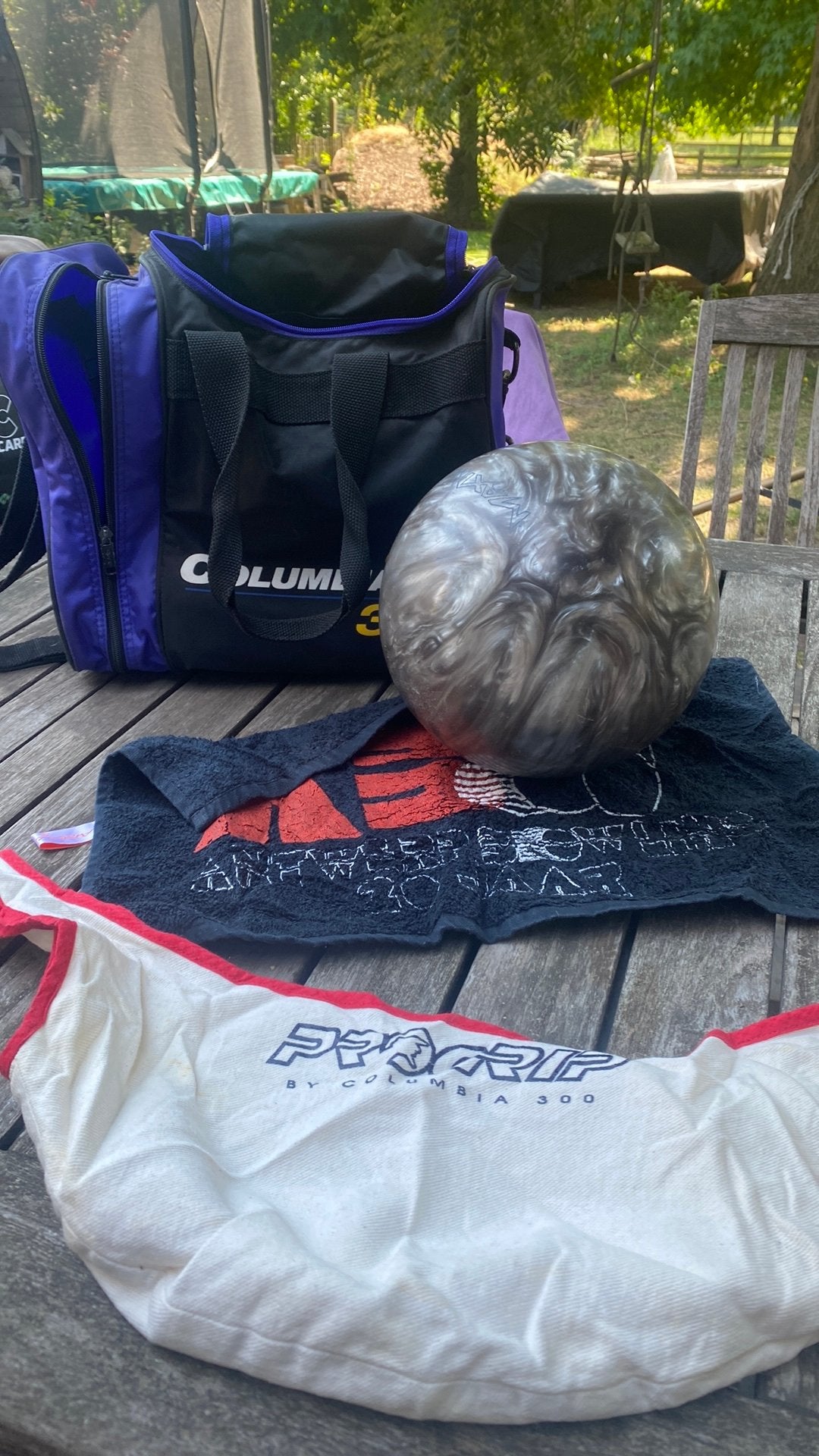 Bowlingbal met draagtas, Sport en Fitness, Ophalen, Gebruikt