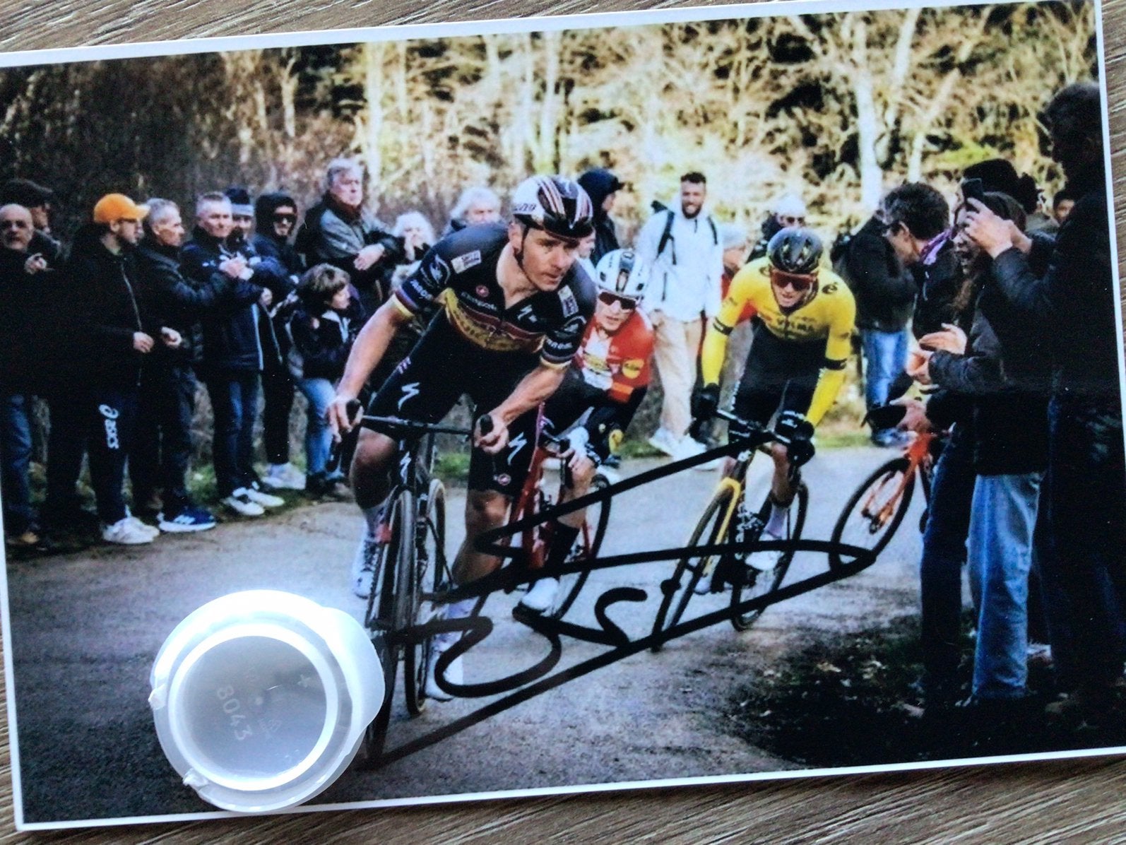 Wielerfoto remco evenepoel, Sports & Fitness, Enlèvement ou Envoi, Comme neuf