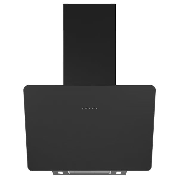 Hotte aspirante murale IKEA FINSMAKARE 70 cm en verre noir, Neuf, 600 à 800 m³/h, Recyclage, Hotte murale