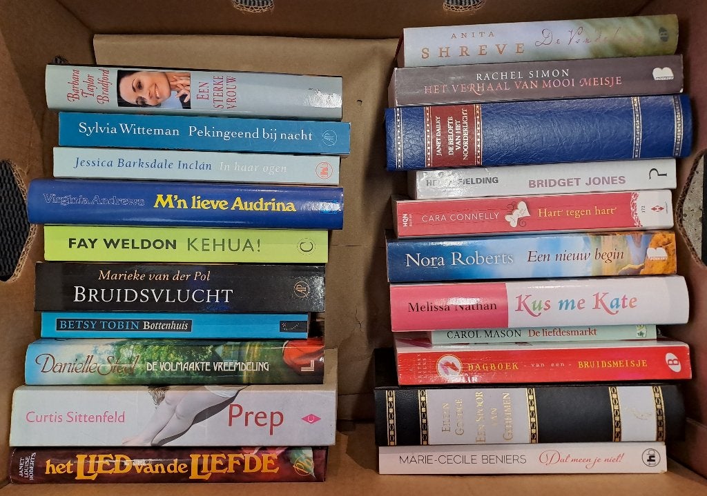 Pakket met 20 romans (3), Boeken, Ophalen, Gelezen