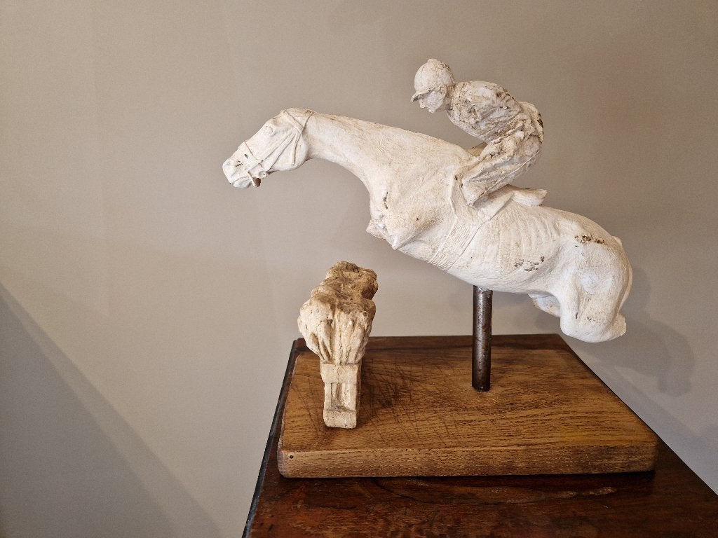 Christophe Charbonnel " Cavalier ", Enlèvement ou Envoi, Pierre ou céramique, Abstrait, Fait main