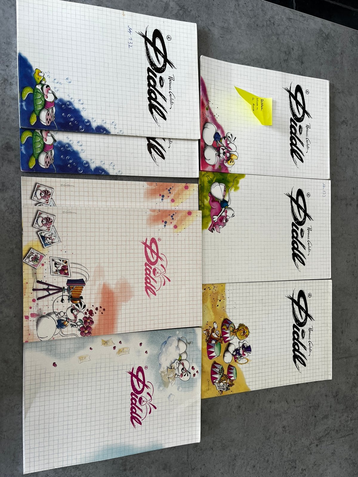 8 diddl blokken te koop, Ophalen of Verzenden, Nieuw