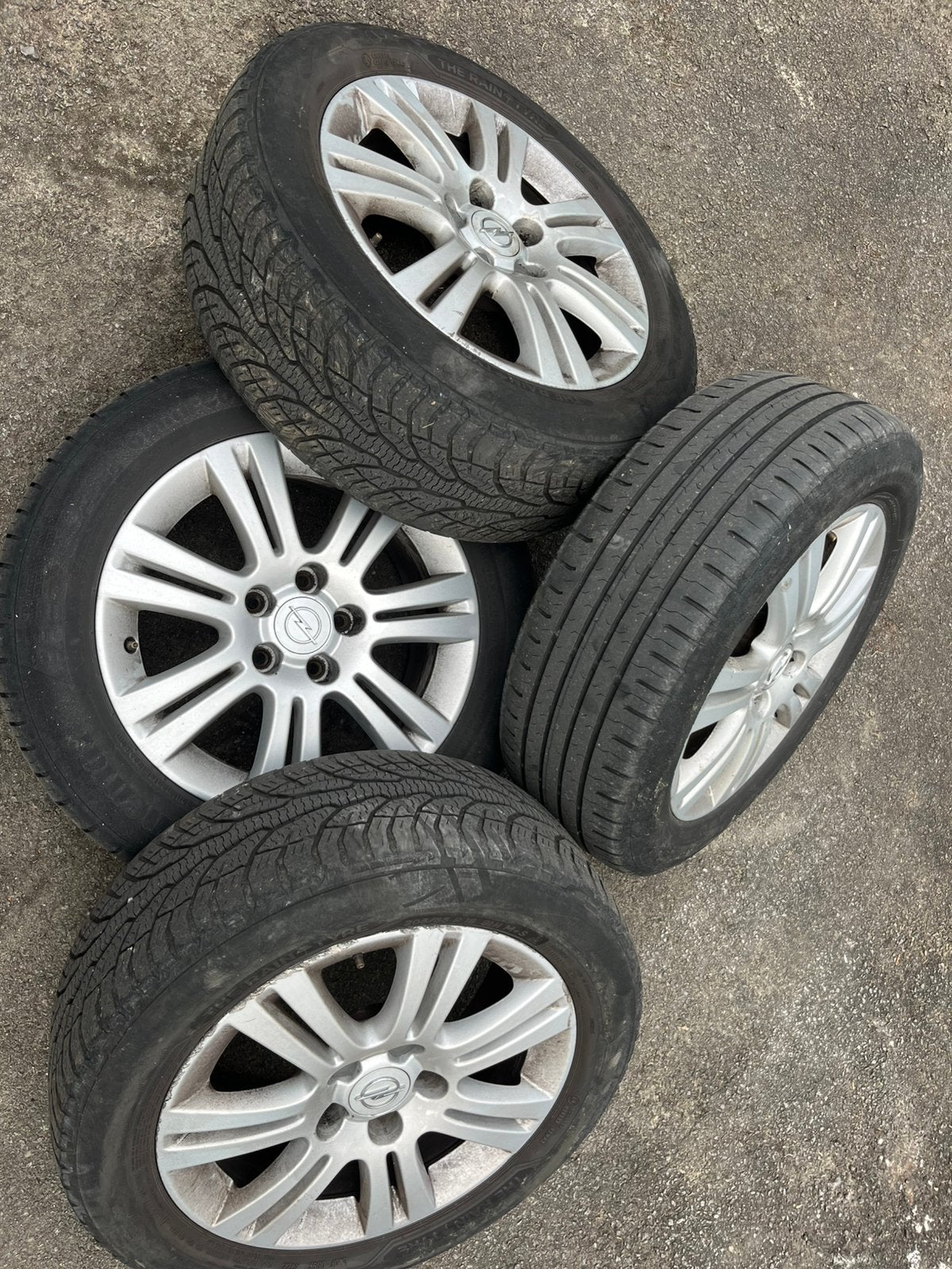 Opel Zafira Astra Alu velgen, Auto-onderdelen, Banden en Velgen, Ophalen, Gebruikt, 255 mm, Velg(en)