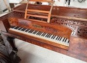 square piano, Enlèvement, Piano