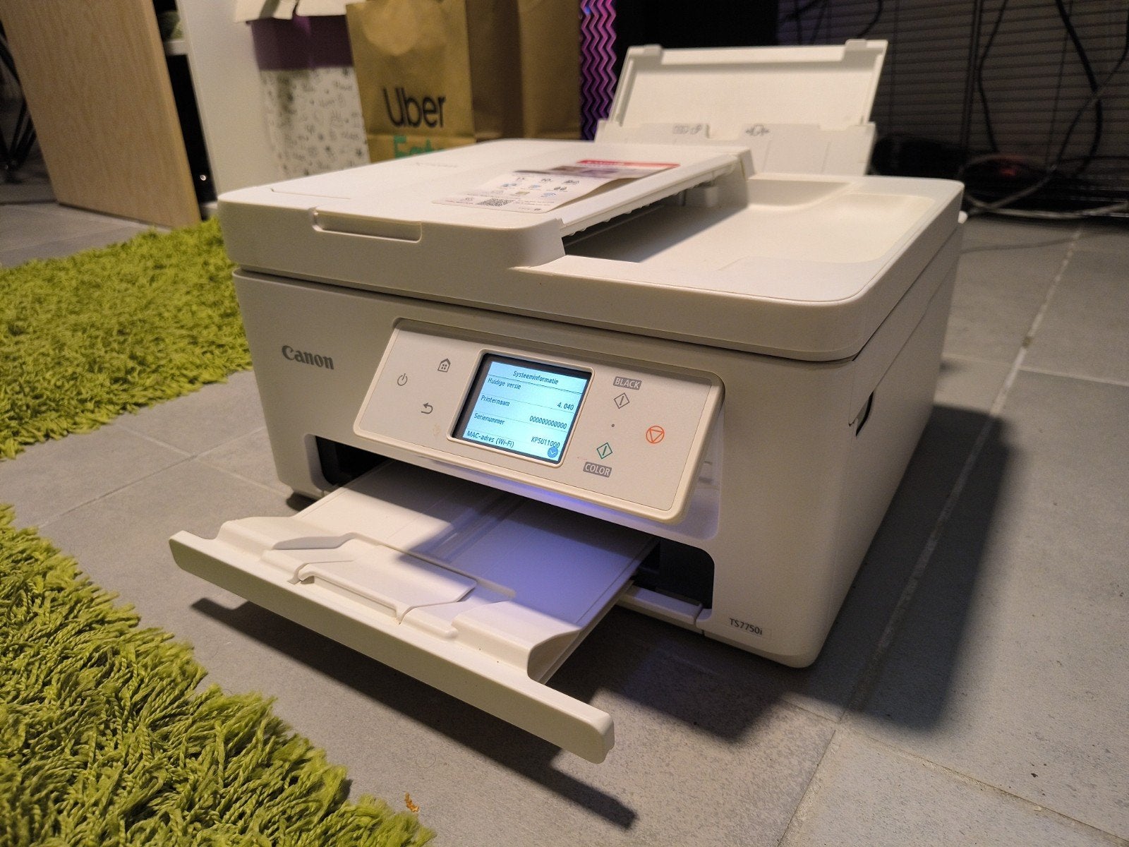 Canon Pixma TS7750i, Computers en Software, Printers, Zo goed als nieuw, Printer, Inkjetprinter, Scannen, Draadloos, Ingebouwde Wi-Fi