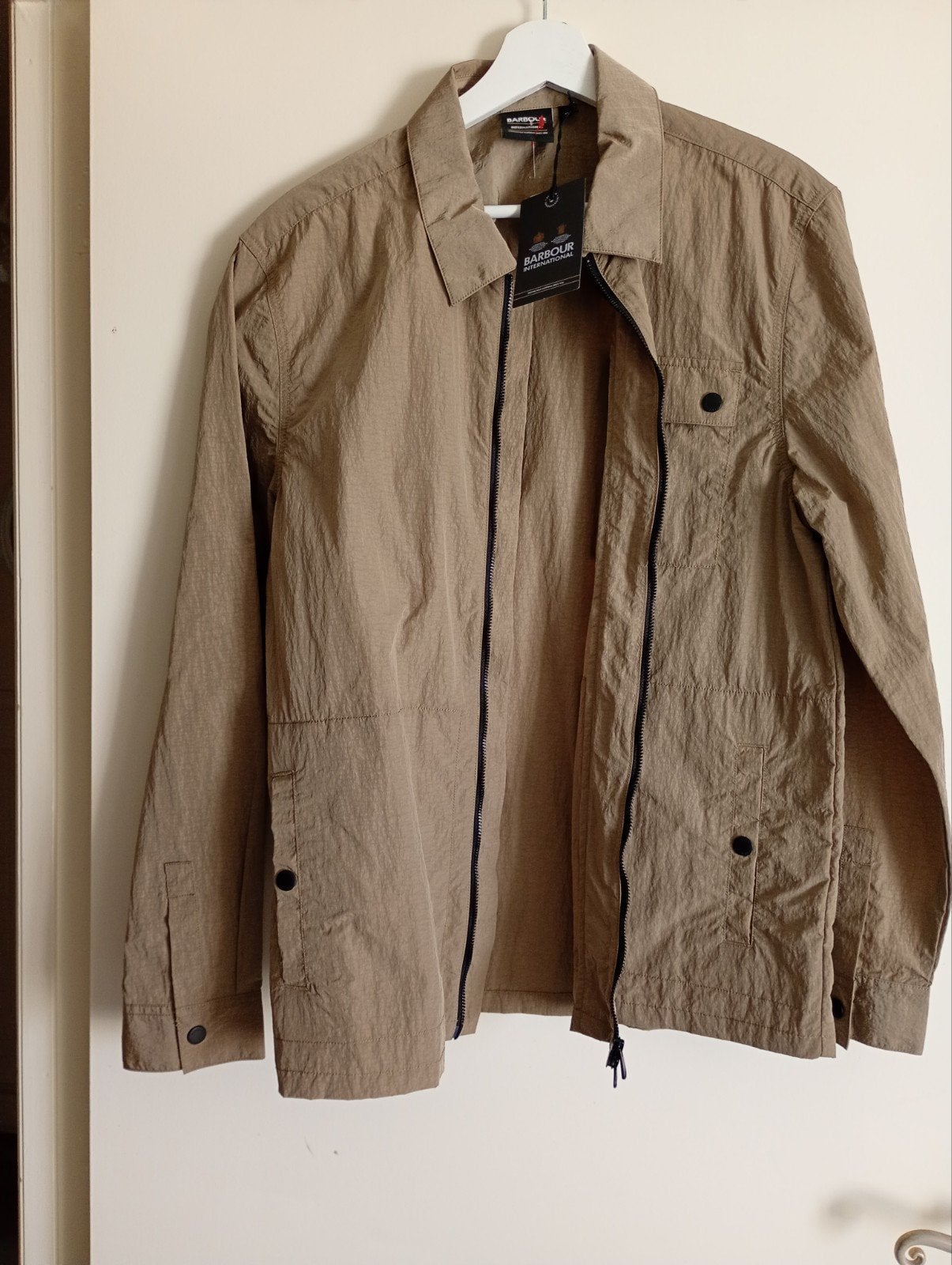 Barbour International Inline Overshirt Waterdicht herenjack, Barbour, Maat 48/50 (M), Nieuw, Ophalen of Verzenden