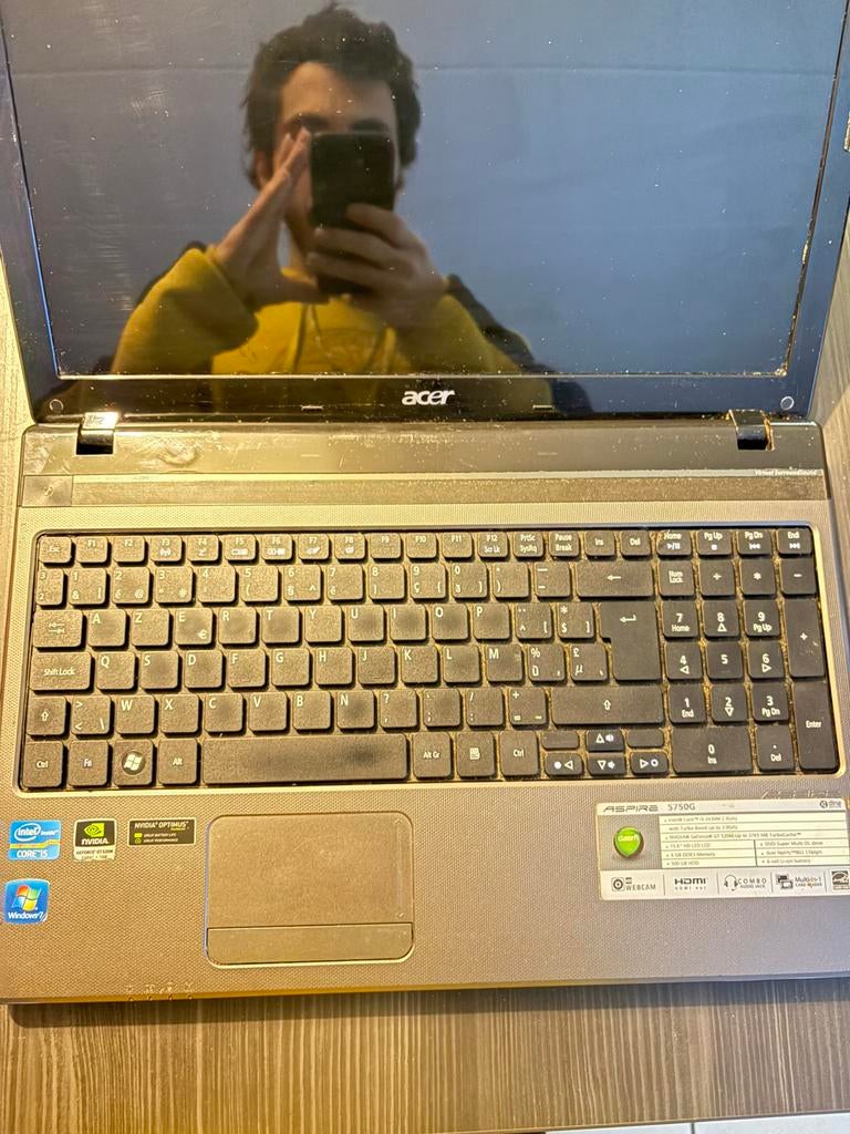 Acer Aspire 5750G, Ophalen, 2 tot 3 Ghz, 15 inch, 8 GB