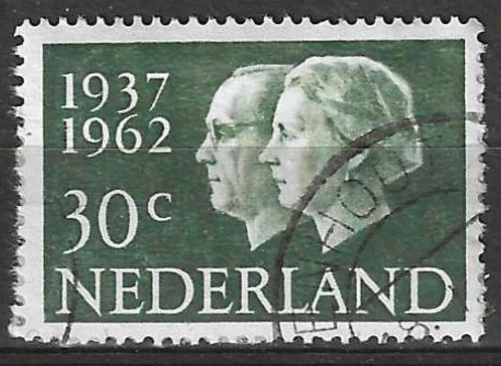 Nederland 1962 - Yvert 746 - Zilveren Jubileum (ST), Verzenden, Gestempeld