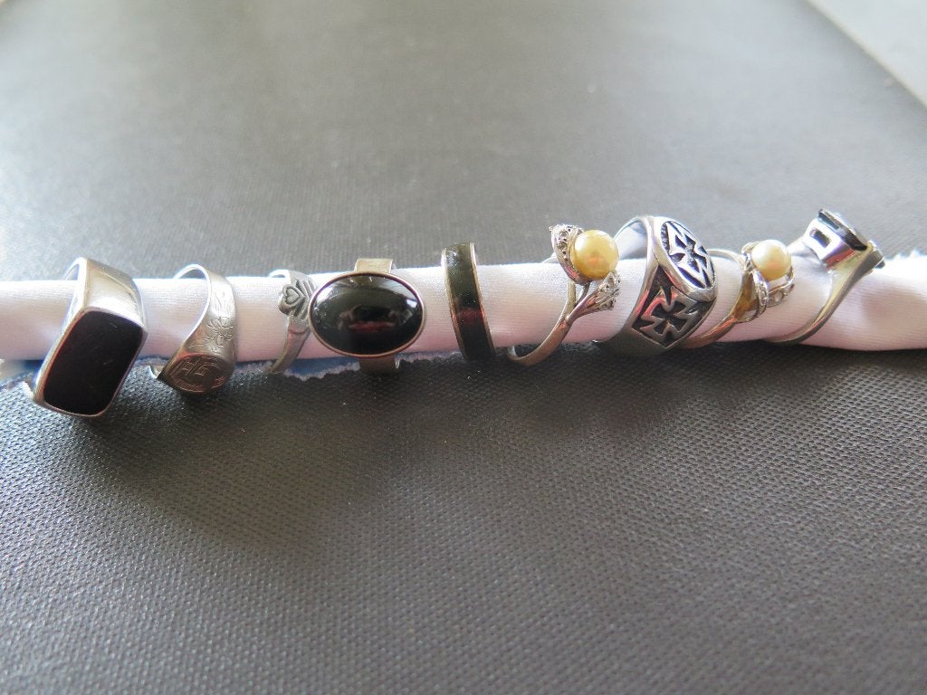bague, Bijoux, Sacs & Beauté, Bagues, Enlèvement ou Envoi, Utilisé, Argent, Femme ou Homme