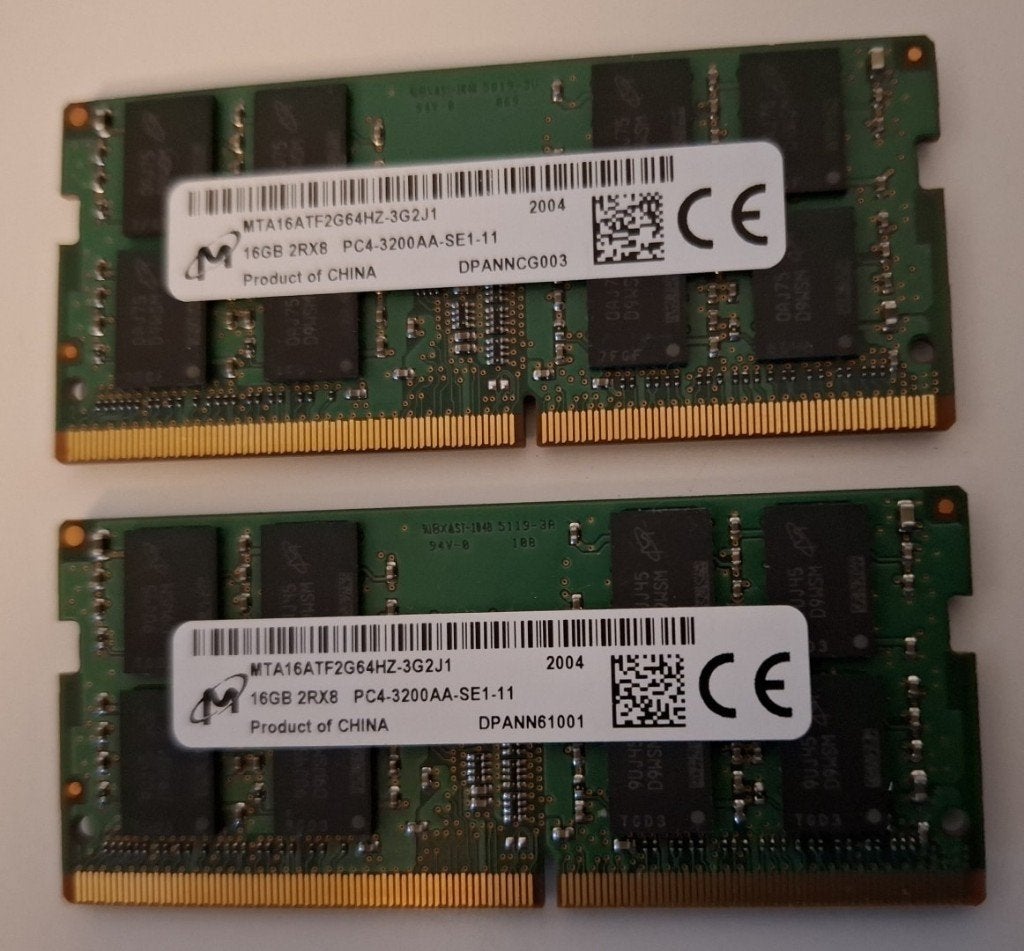 32gb DDR4 (2x 16gb) SODIMM (voor Laptop/Mini PC), Computers en Software, RAM geheugen, 32 GB, DDR4, Info@retrogamed.be, RetroGamed