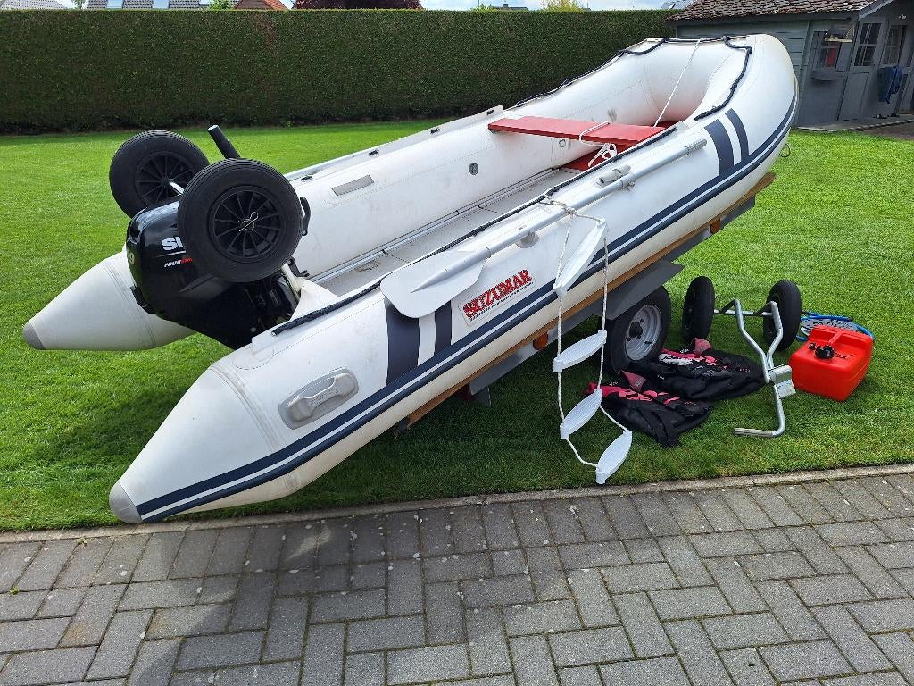 rubberboot, Watersport en Boten, Ophalen, Aluminium, Suzumar, Zo goed als nieuw