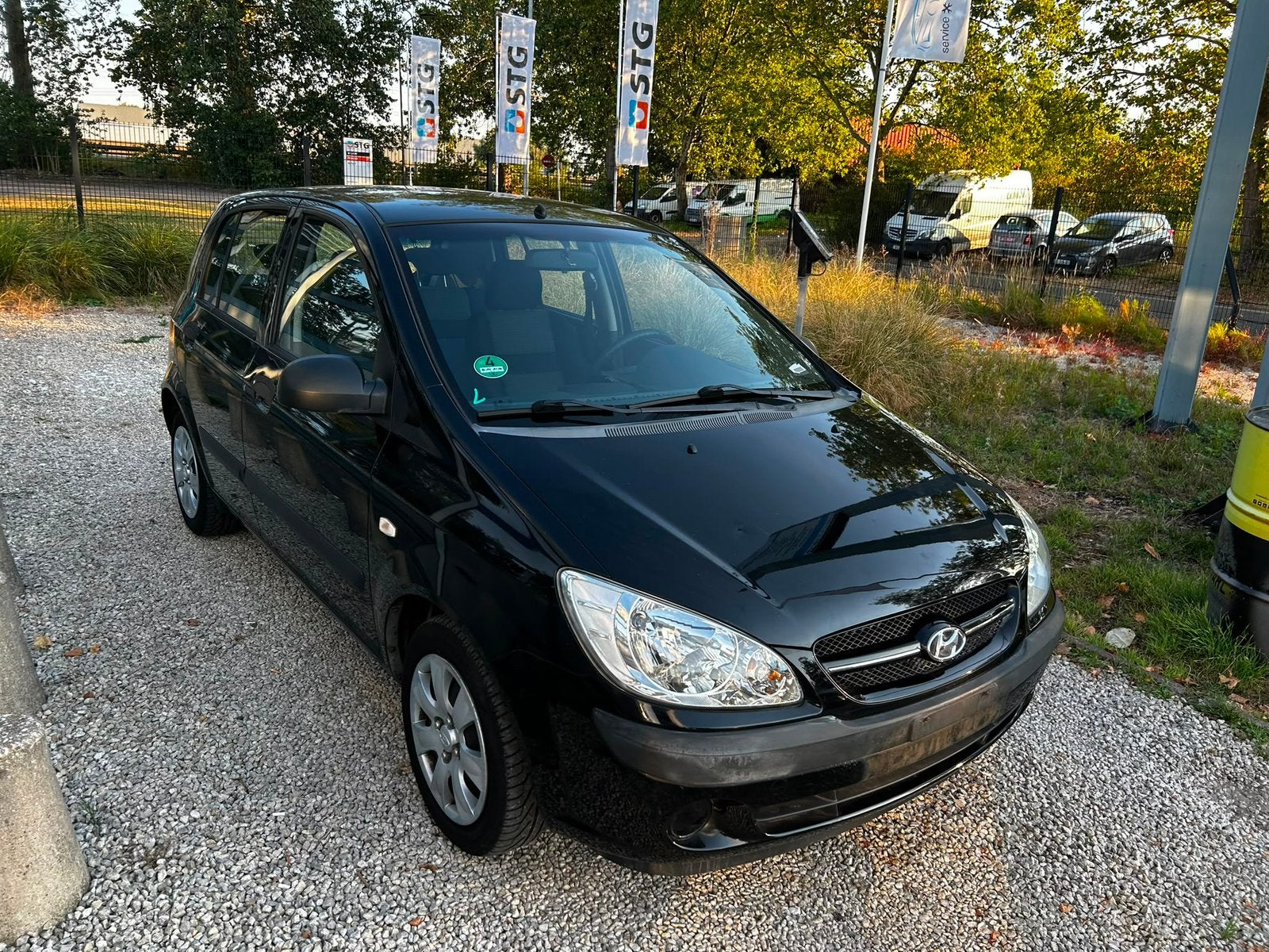 Hyundai getz benzine met keuring verkoop, Autos, Achat, Entreprise, Boîte manuelle, Noir