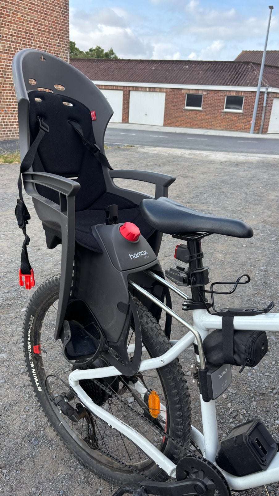Hamax Siesta fietskinderzitje, Fietsen en Brommers, Fietsaccessoires | Fietsstoeltjes, Gebruikt, Ophalen