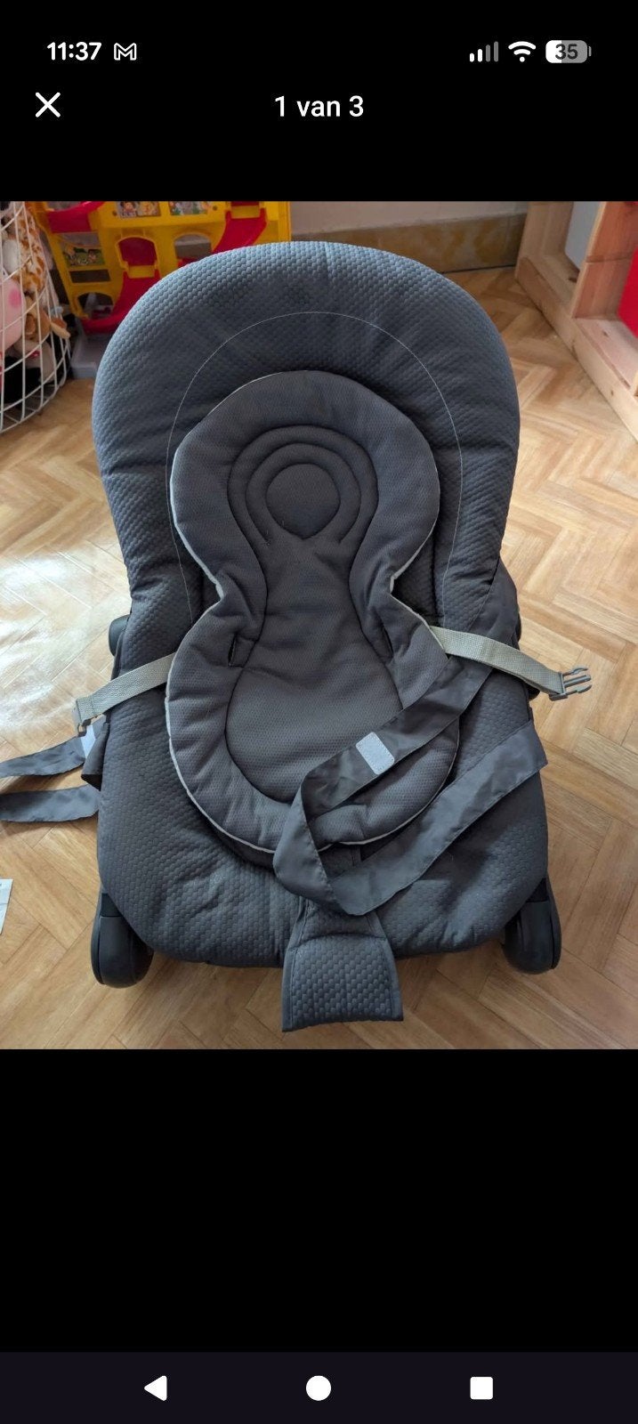 chicco relax, Kinderen en Baby's, Ophalen, Wipstoel, Met gordel(s) of riempje(s), Zo goed als nieuw