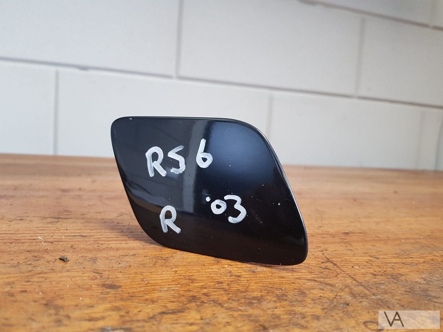 Audi RS6 2002 - 2005 voorbumper koplampsproeier kapje rechts, Gebruikt, -, -, -