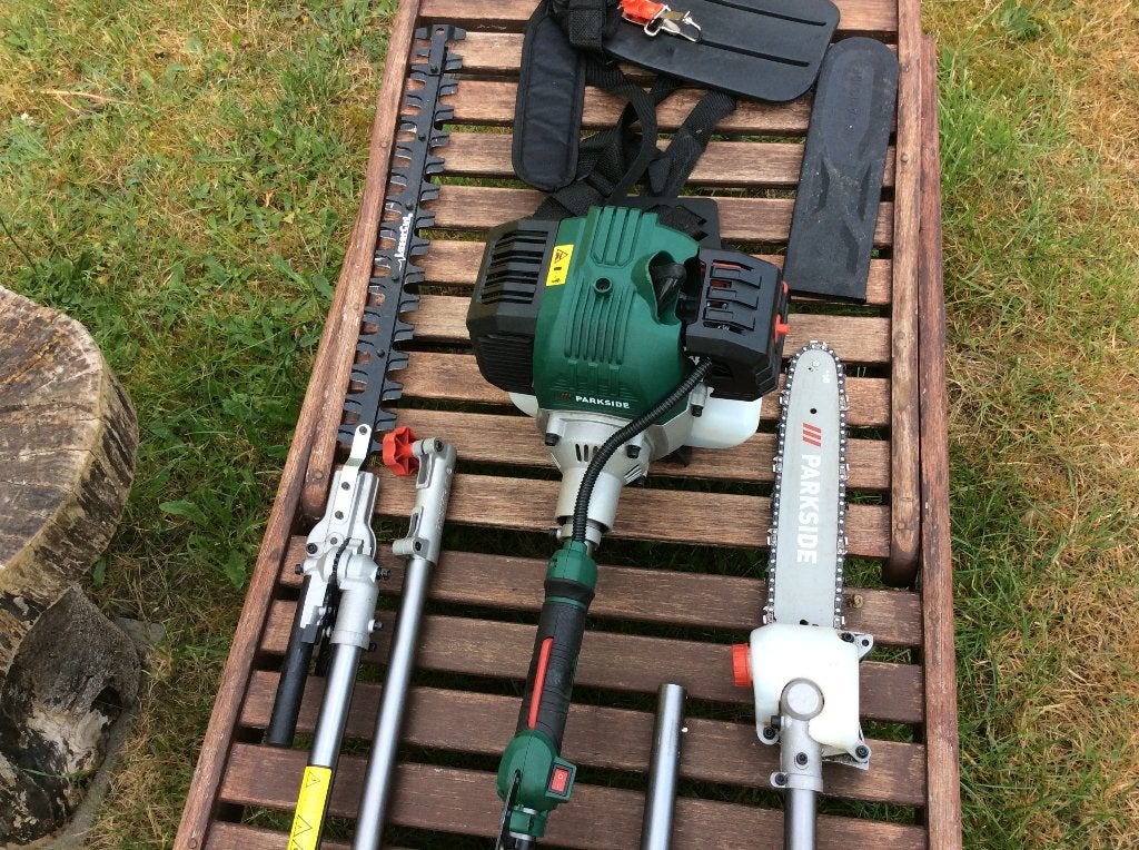 Tuingereedschap 4 in 1 - 2 taktmotor, Ophalen, Zo goed als nieuw