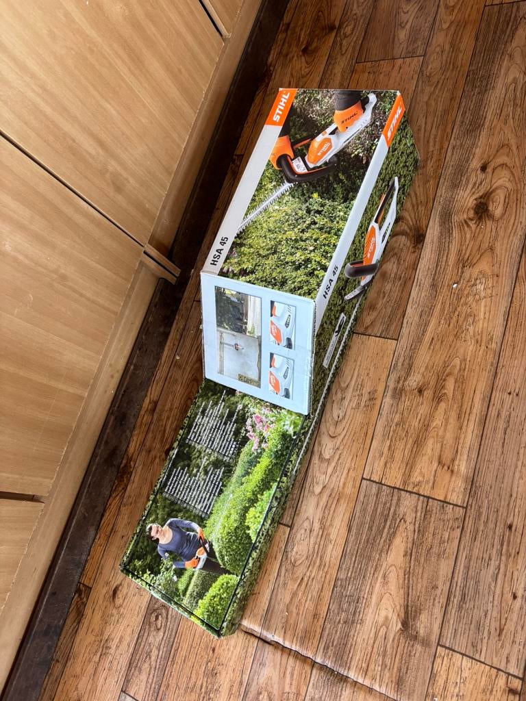 HSA 45 stihl heggenschaar op NIEUW, Ophalen