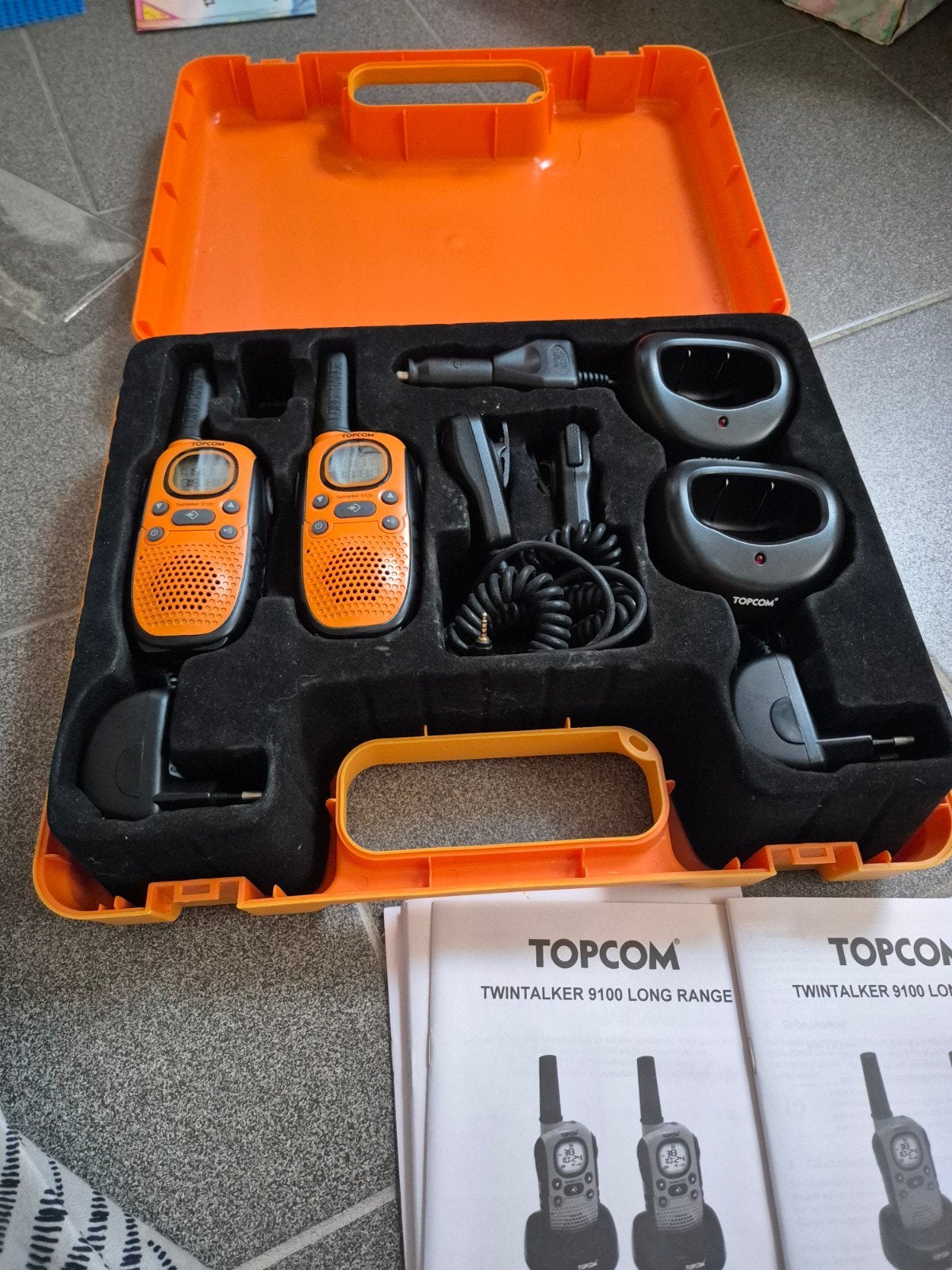 Topcom Walkie-Talkie 9100, Talkie-walkie ou Walkie-talkie, Enlèvement ou Envoi, 5 à 15 km, Comme neuf