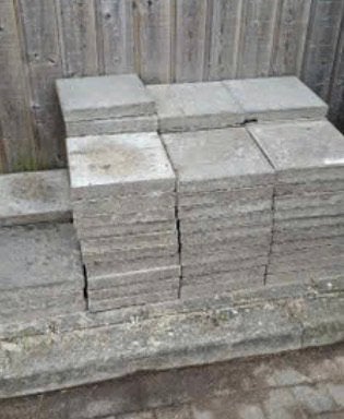 Beton tegels 30 x 30 Gezocht, Ophalen, Zo goed als nieuw, Beton