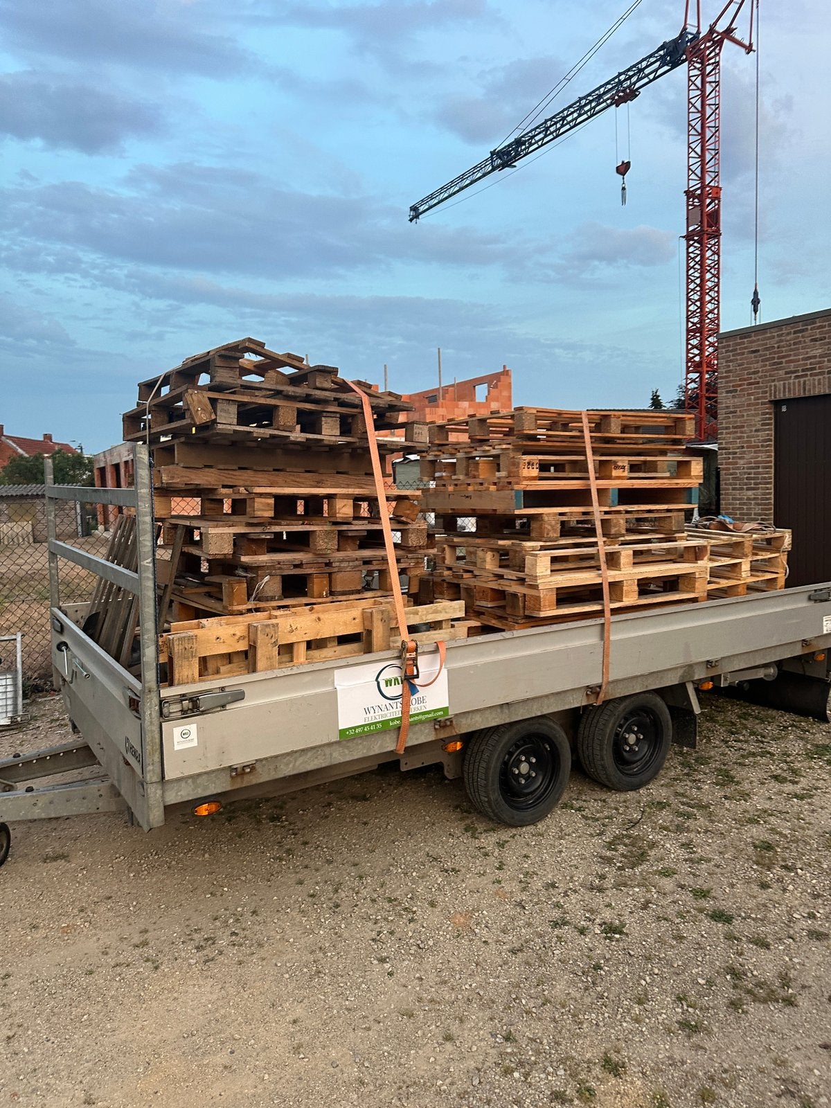 Henra platteau aanhangwagen, Auto diversen, Aanhangers en Bagagewagens, Gebruikt, Ophalen