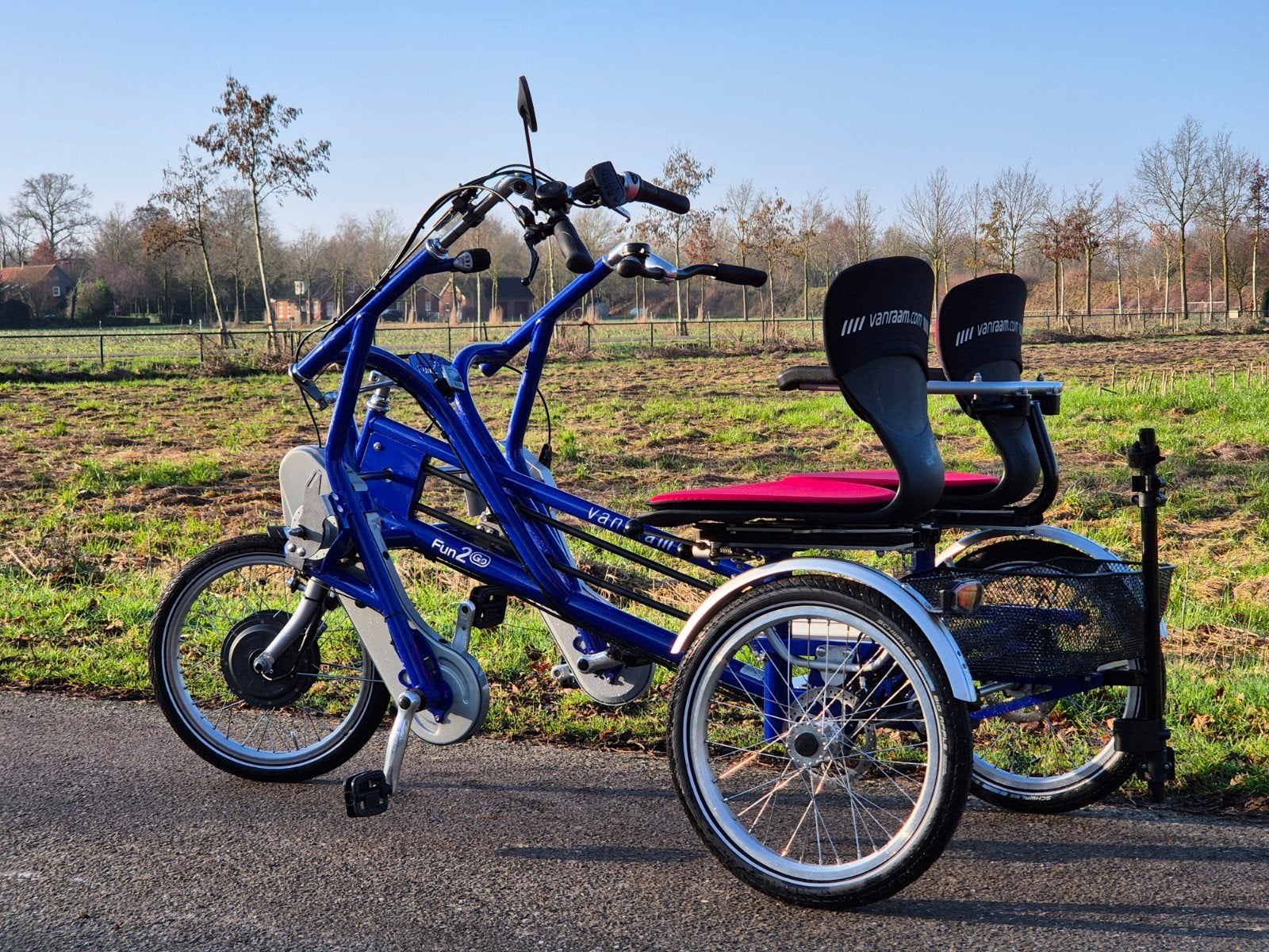 Zo goed als nieuw vanraam fun 2 go , elektrische duo fiets, Ophalen