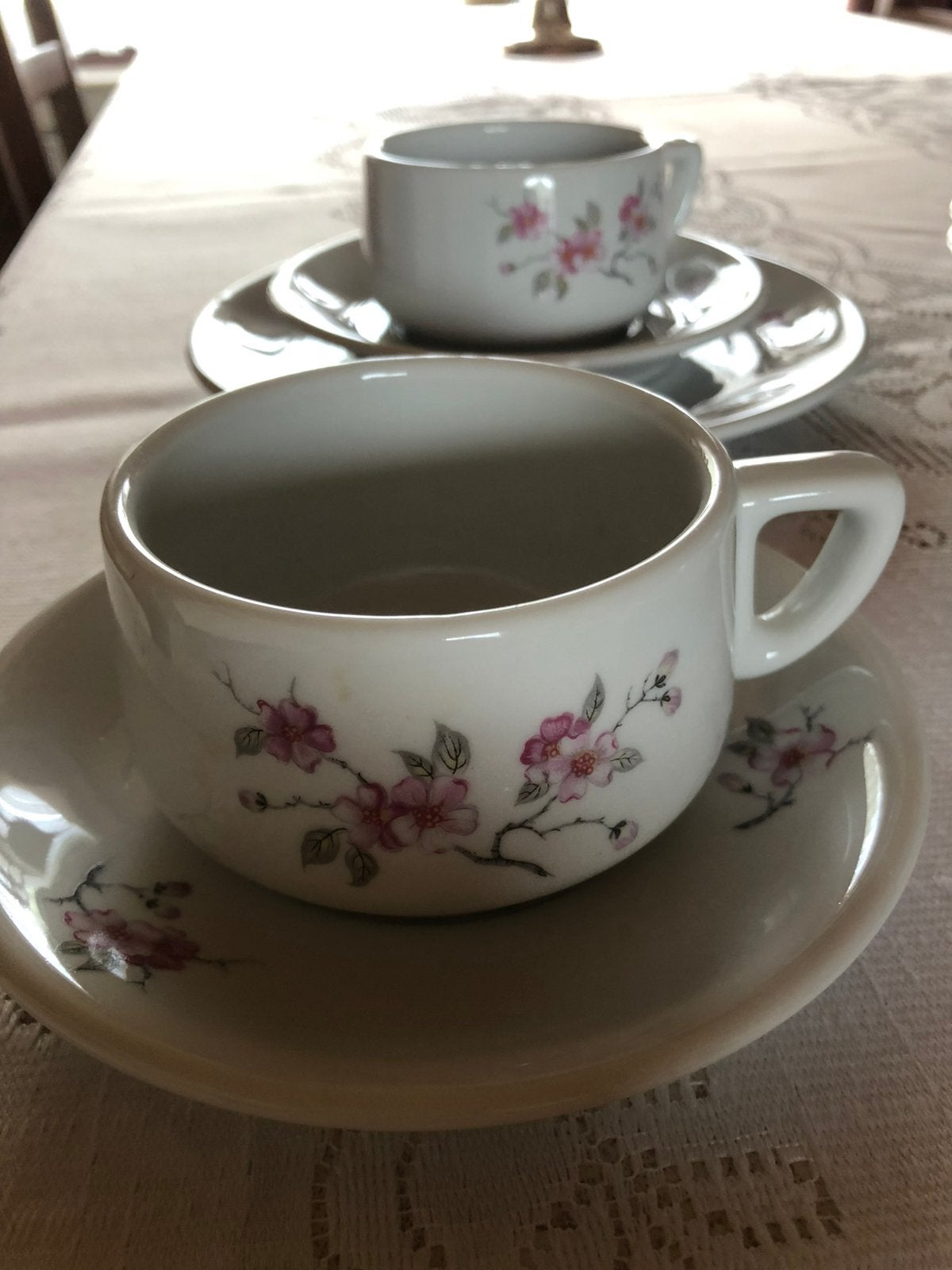 36 delig koffieservies in hotelporselein, Ophalen