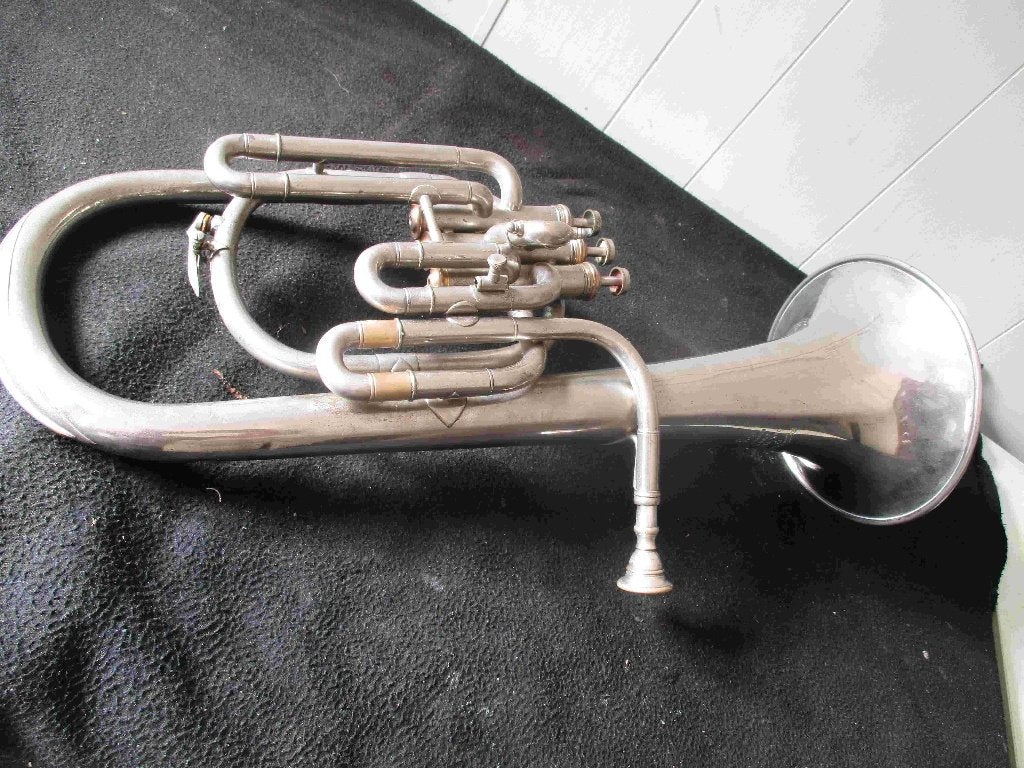 Alto hoorn D& P Lebrun BXL, Muziek en Instrumenten, Ophalen of Verzenden, Gebruikt, Althoorn of Eshoorn