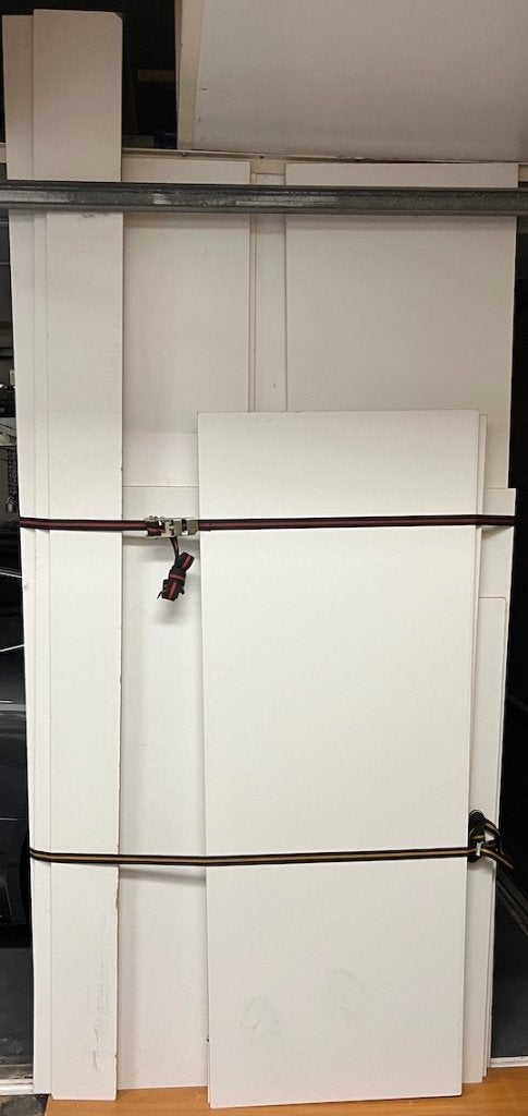 Partij Witte meubelplaten., Doe-het-zelf en Bouw, Platen en Panelen, Ophalen, Nieuw, Hout, Minder dan 20 mm